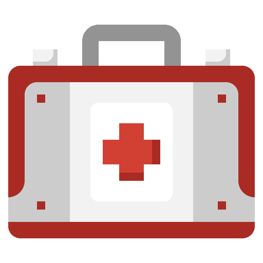 First aid kit health medical kit hospital icon First aid kit health medical kit hospital icon