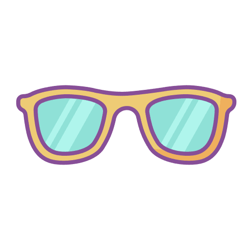 Eye glasses optical fashion view icon