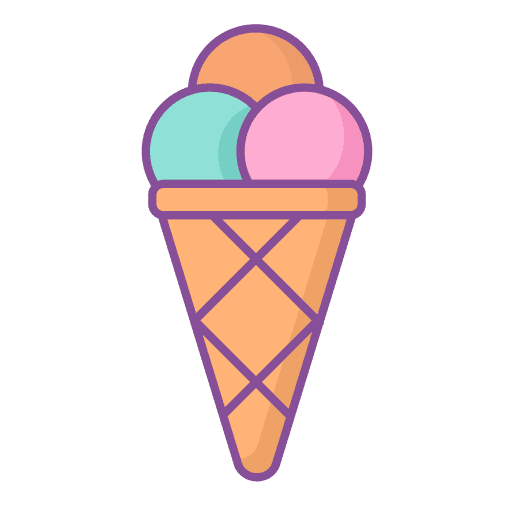Ice cream food sweet summer icon