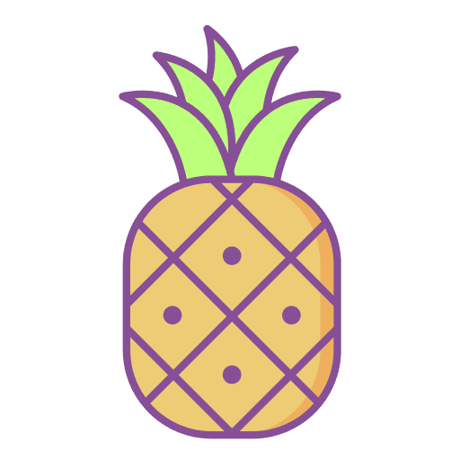 Pineapple natural pineapple food icon Pineapple natural pineapple food icon