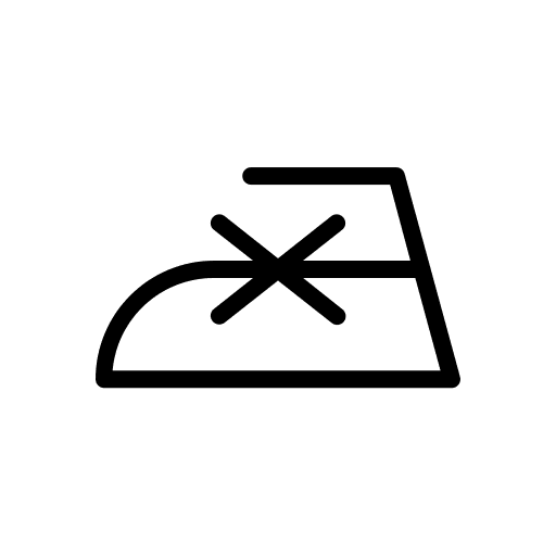 Do not iron laundry service shapes and symbols symbol icon Do not iron laundry service shapes and symbols symbol icon