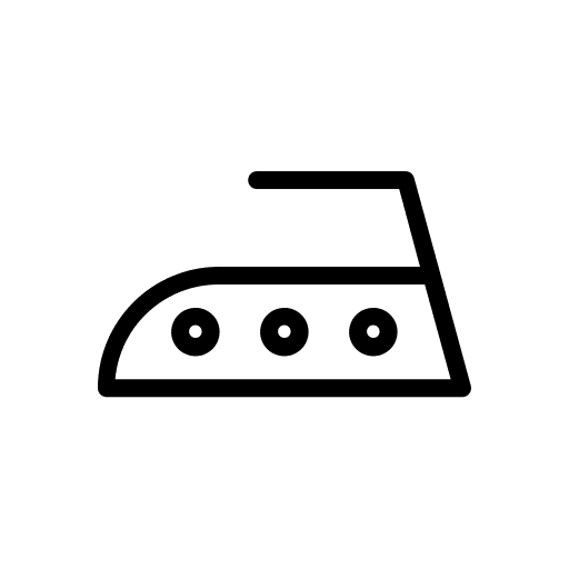 Iron symbol iron washing clothes icon