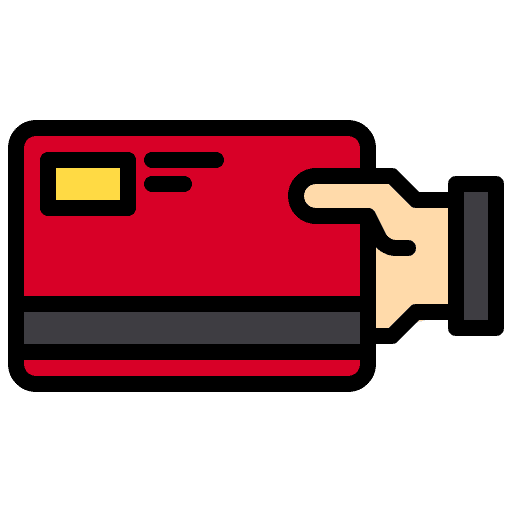 Card credit payment bank icon