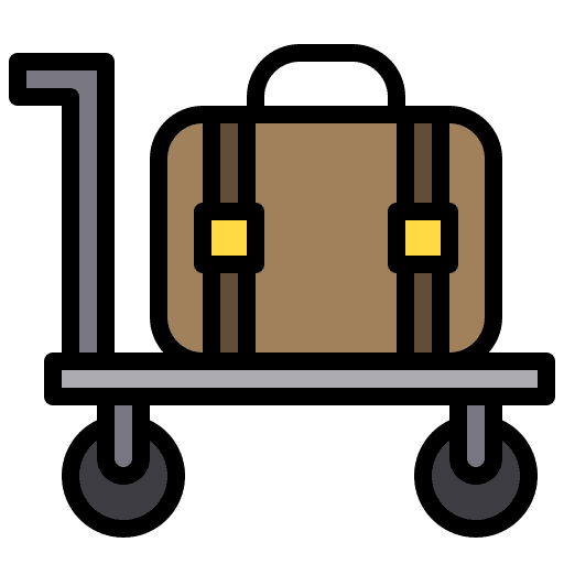Luggage travel airport luggage icon