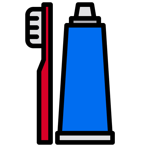 Toothbrush wellness miscellaneous restroom icon
