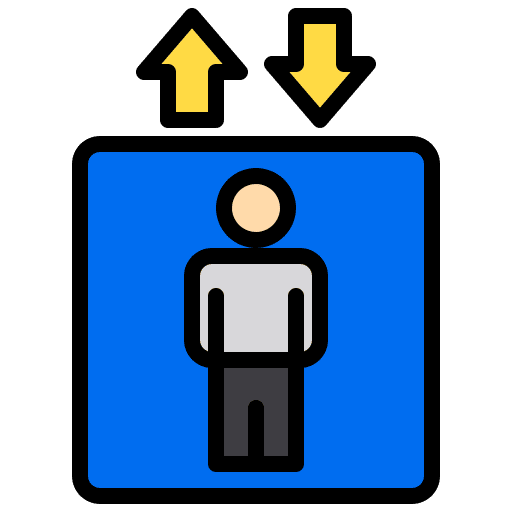 Elevator elevator transportation electronics icon