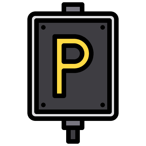 Parking parking car parking signaling icon