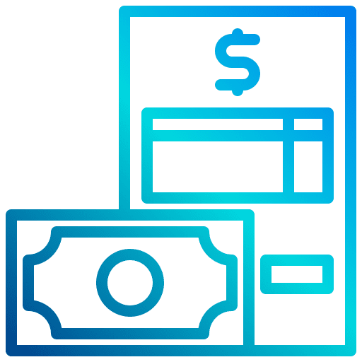 Invoice bill ticket invoice icon