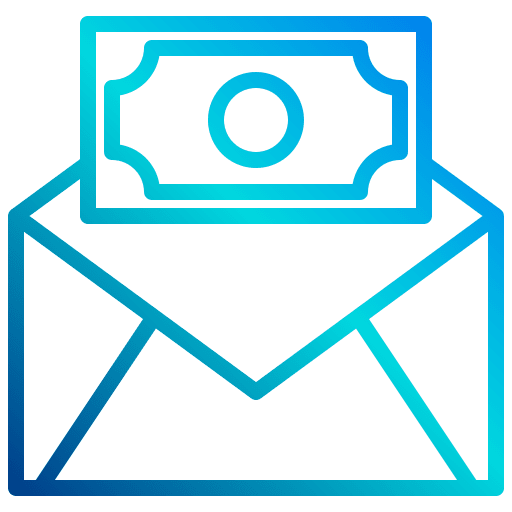 Mail invoice mail business and finance icon Mail invoice mail business and finance icon