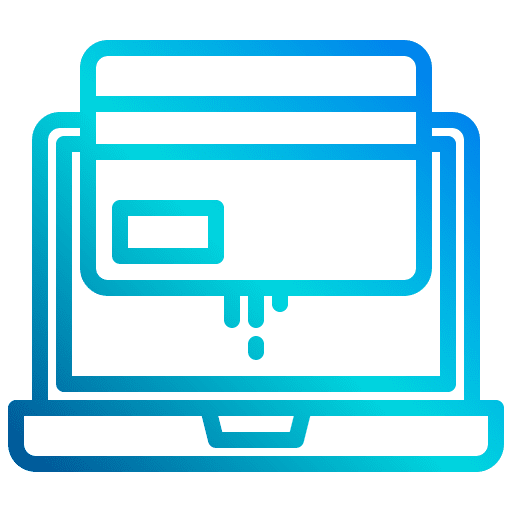Online payment business and finance online commerce and shopping icon Online payment business and finance online commerce and shopping icon