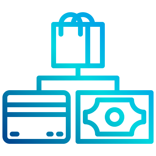 Payment bills payment shopping bag icon Payment bills payment shopping bag icon