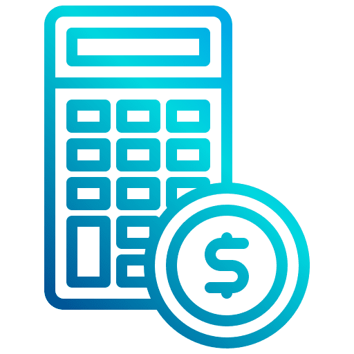 Calculator budget calculator business and finance icon Calculator budget calculator business and finance icon