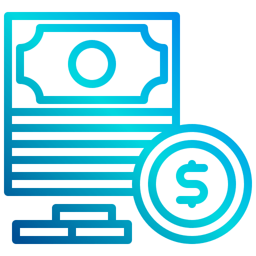 Cash business pack coin cash icon Cash business pack coin cash icon