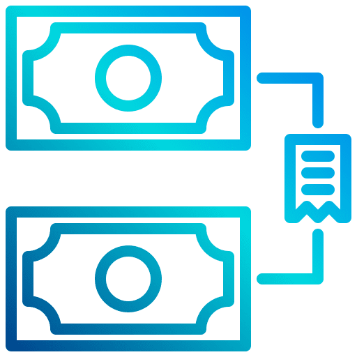 Pay bill money business icon Pay bill money business icon