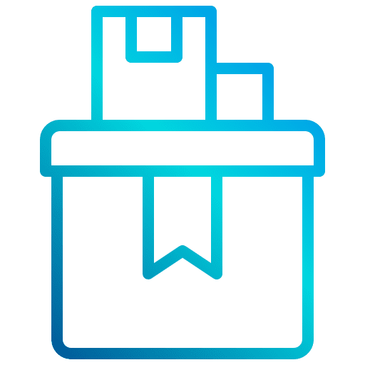 Box packages warehouse packaging icon Box packages warehouse packaging icon