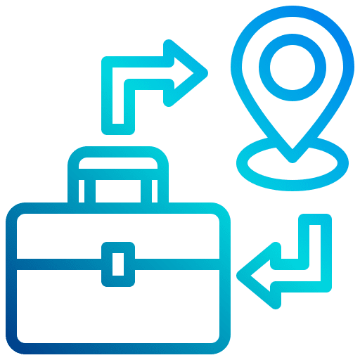 Briefcase business and finance portfolio portfolios icon