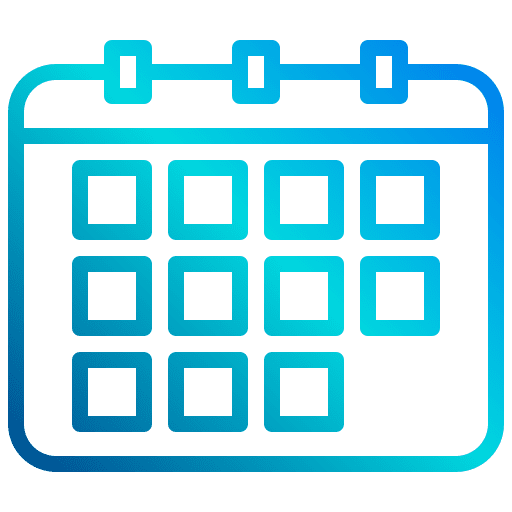 Calendar time schedule calendar icon