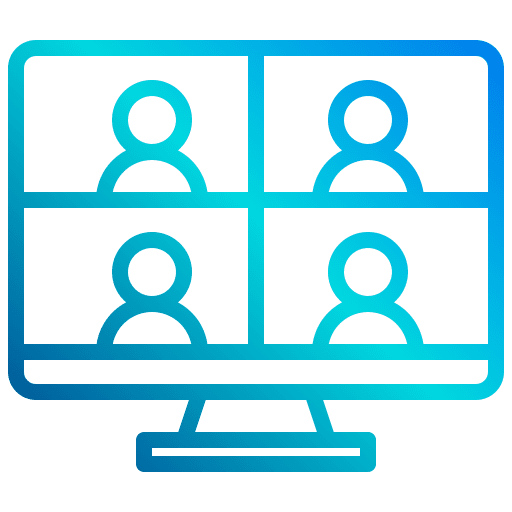 Meeting communications call video call icon
