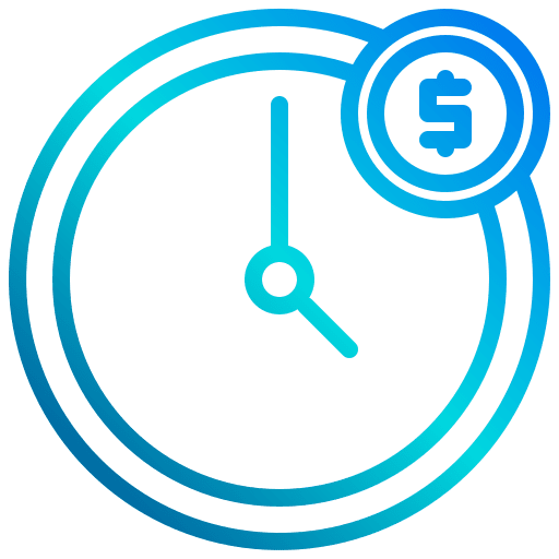 Time is money money time time is money icon