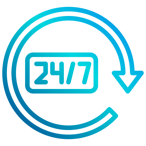 Working hours time and date arrow work icon