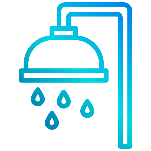 Shower shower head wellness water icon Shower shower head wellness water icon