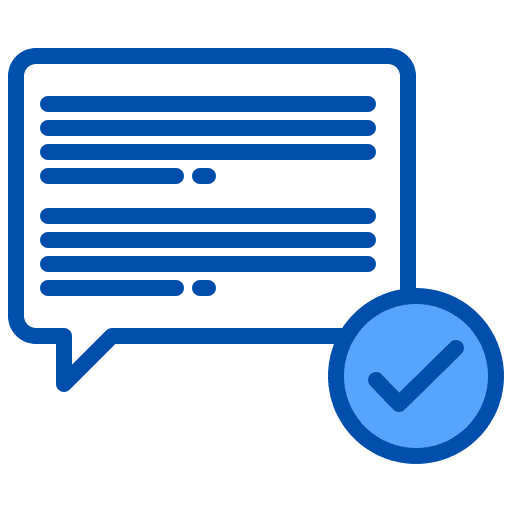 Chat communication notification speech bubble icon