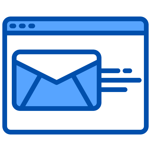 Email website email notification bell icon