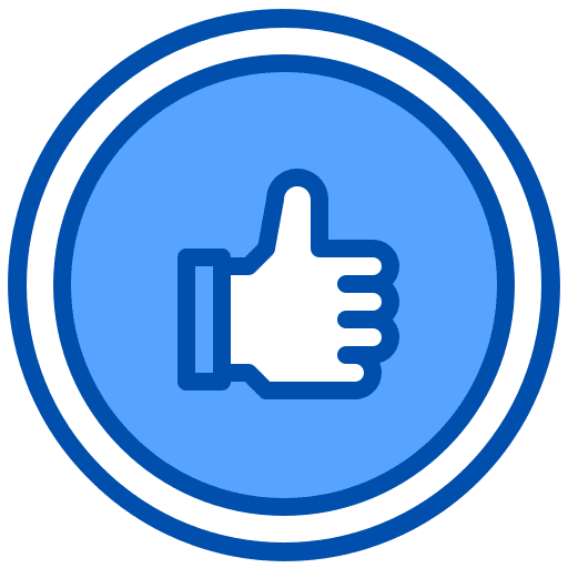 Like finger advantages gesture icon