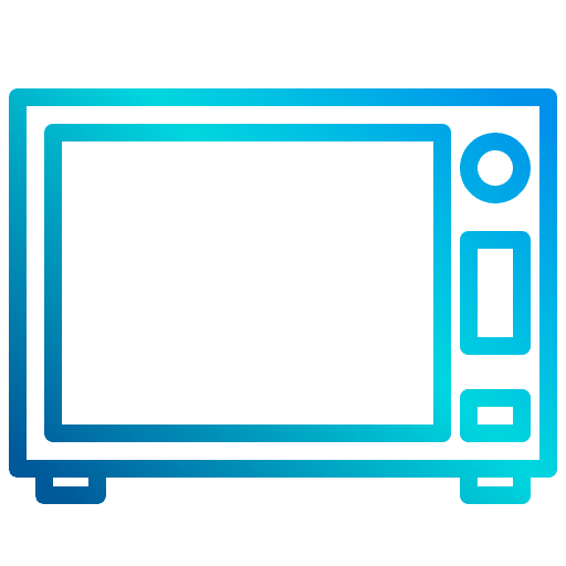 Microwave appliance food and restaurant furniture and household icon Microwave appliance food and restaurant furniture and household icon