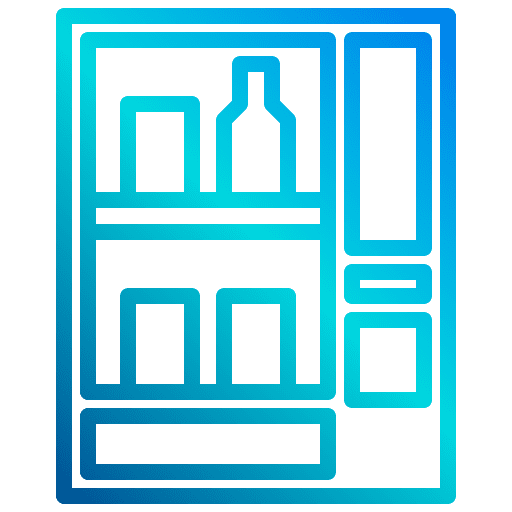 Vending machine beverage commerce and shopping electronics icon Vending machine beverage commerce and shopping electronics icon