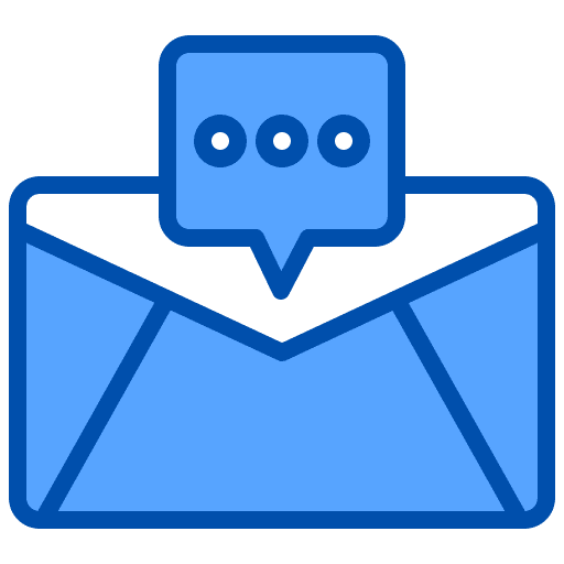 Mail letter chat notification icon Mail letter chat notification icon