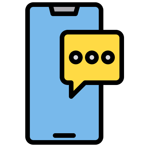 Chat mobile chat message icon Chat mobile chat message icon