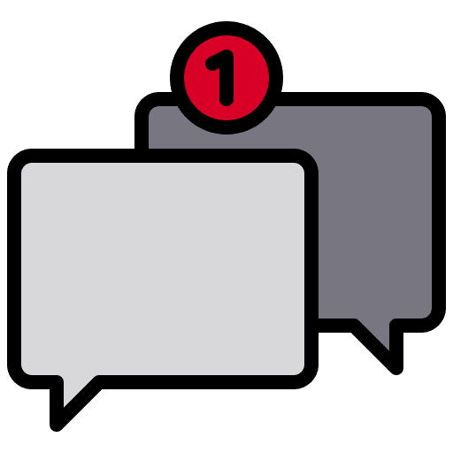 Chat speech bubble multimedia communication icon Chat speech bubble multimedia communication icon