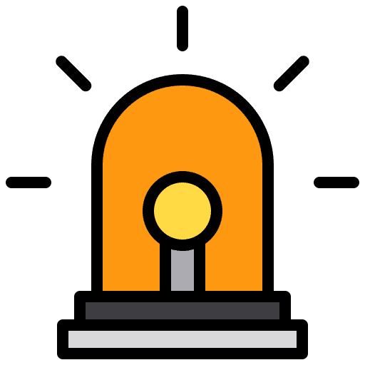 Emergency miscellaneous emergency alert icon
