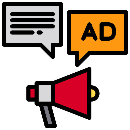 Megaphone ads commerce and shopping megaphone icon Megaphone ads commerce and shopping megaphone icon