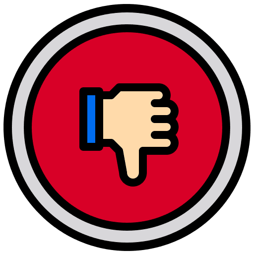 Unlike bad shapes and symbols terrible icon