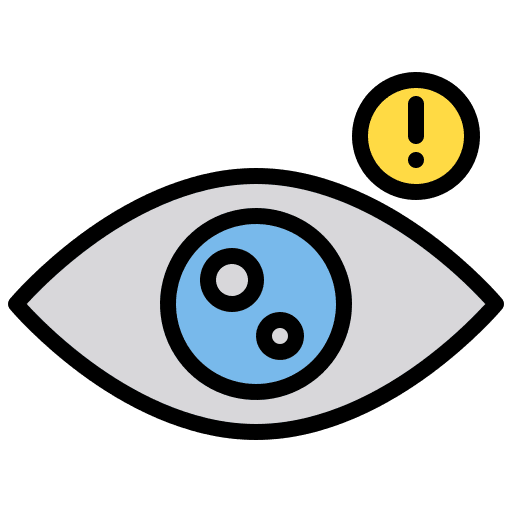 Eye miscellaneous view alert icon Eye miscellaneous view alert icon