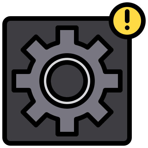 Setting interface configuration notification icon Setting interface configuration notification icon