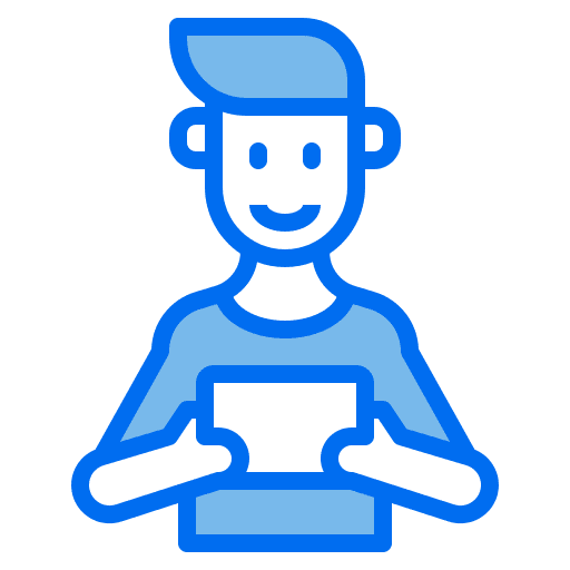 Man man technology people icon