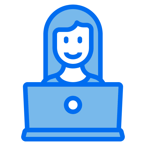 Woman electronics woman people icon