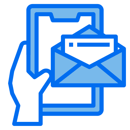 Email device use email icon Email device use email icon
