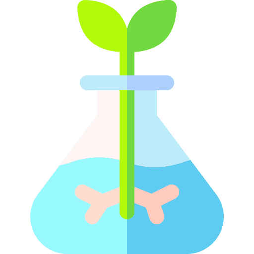 Flask flask education plant icon