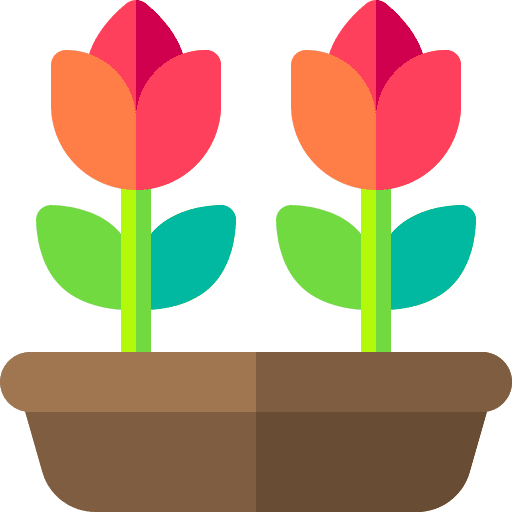 Flower botanical farming and gardening blossom icon Flower botanical farming and gardening blossom icon