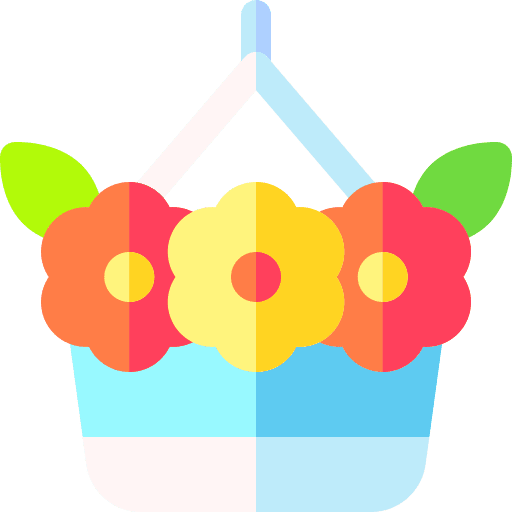 Flower flower botanical pot icon Flower flower botanical pot icon