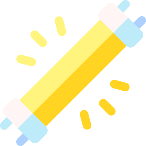 Fluorescent light fluorescent illumination icon Fluorescent light fluorescent illumination icon