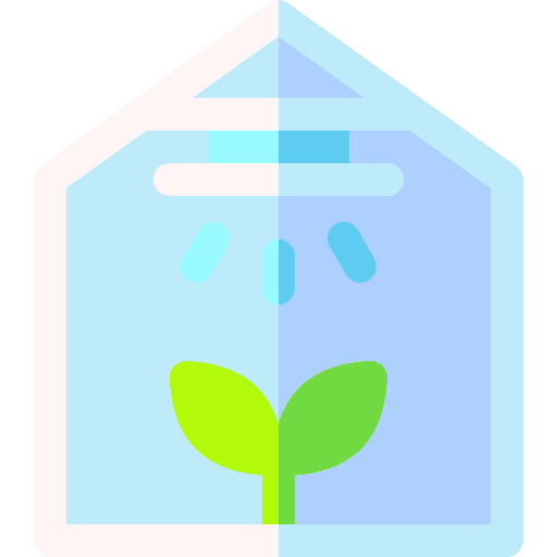 Greenhouse sprout building plant icon Greenhouse sprout building plant icon