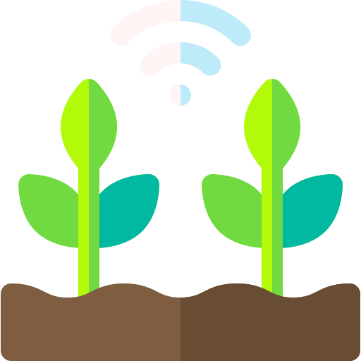 Smart farm farming and gardening smart farm connection icon Smart farm farming and gardening smart farm connection icon