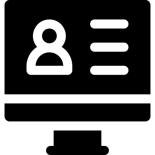 Online voting voting electronics user icon