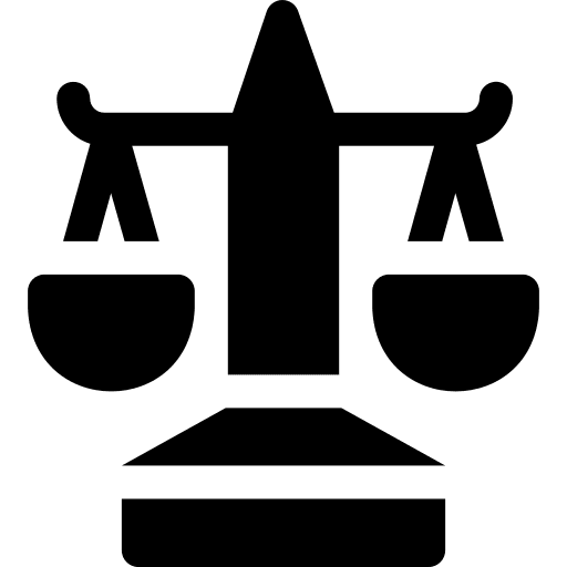 Law legal scale equal icon Law legal scale equal icon