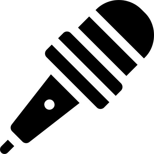 Microphone news journalist mic icon Microphone news journalist mic icon